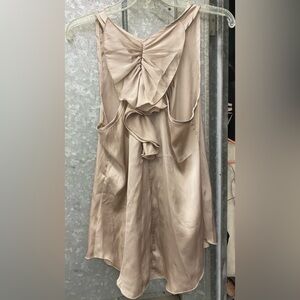 Elegant Beige Evening Gown